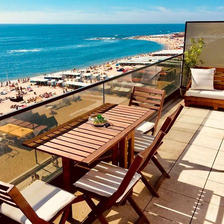 Front Beach Apartment Povoa de Varzim Luaran gambar