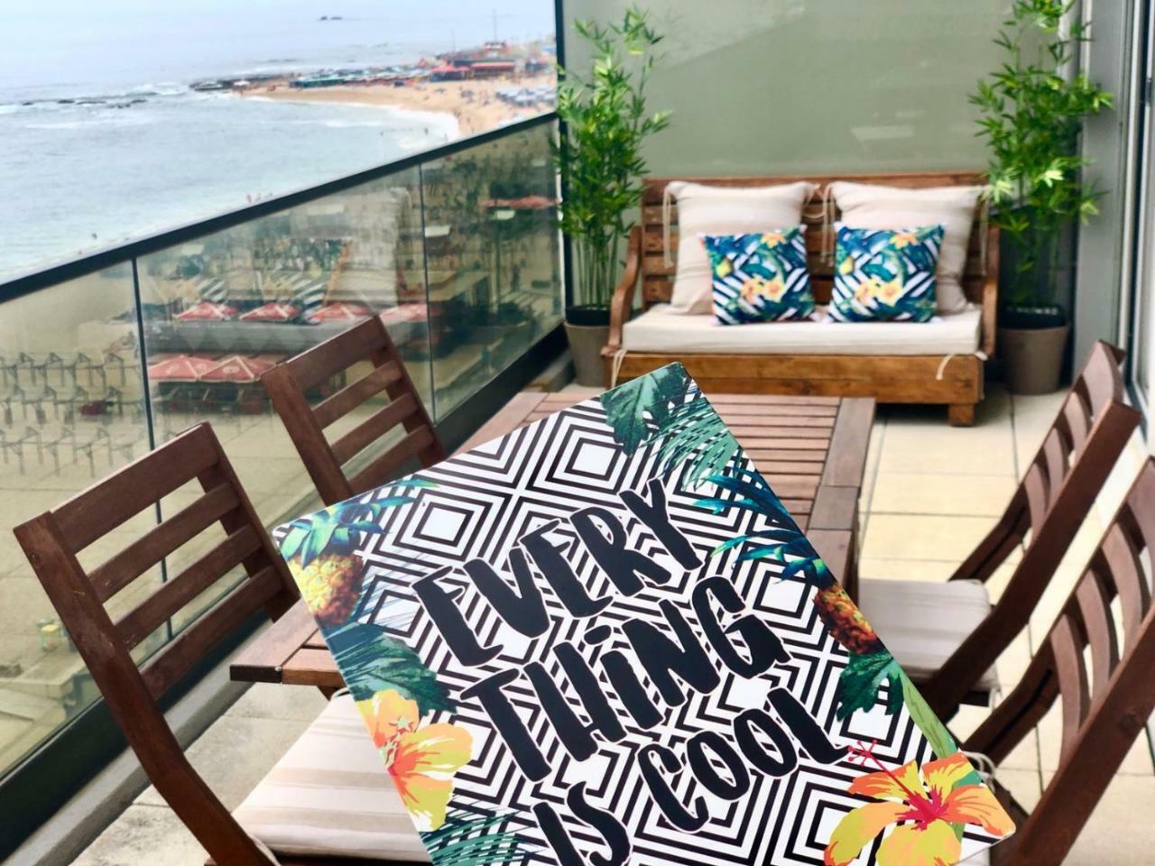 Front Beach Apartment Povoa de Varzim Luaran gambar